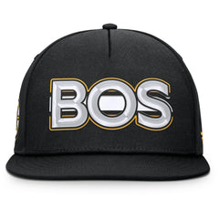 Boston Bruins Fanatics Authentic Pro Rink Team Code Snapback Hat - Black | Fanatics discount