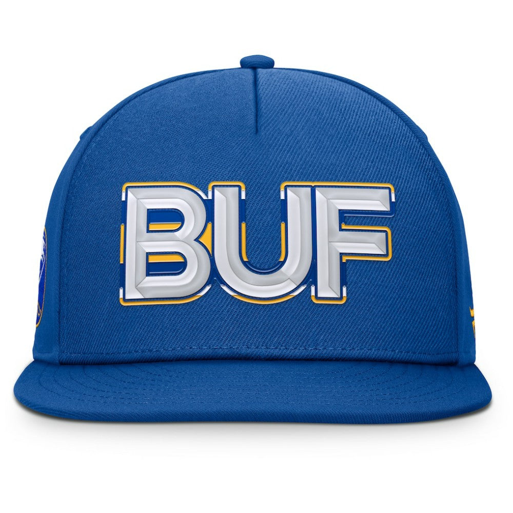 Buffalo Sabres Fanatics Authentic Pro Rink Team Code Snapback Hat - Royal | Fanatics on sale