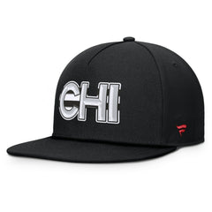 Chicago Blackhawks Fanatics Authentic Pro Rink Team Code Snapback Hat - Black | Fanatics online