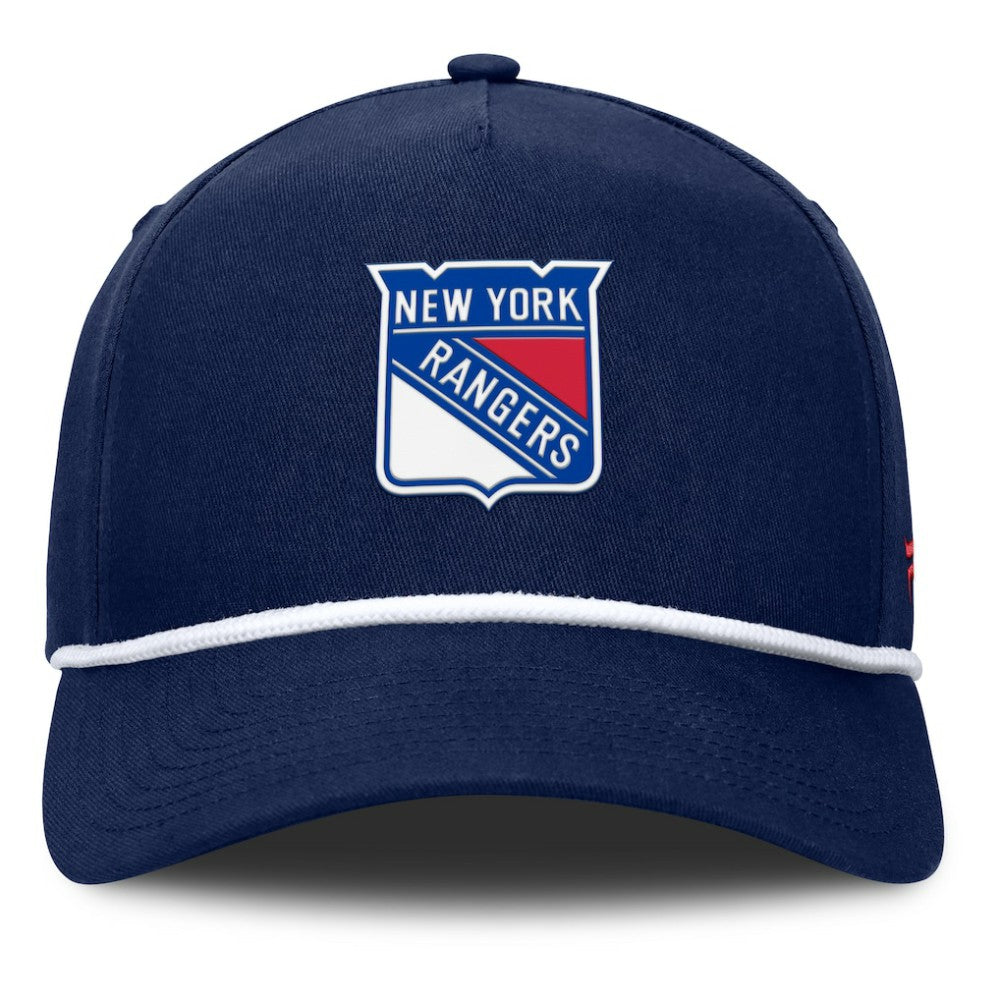 New York Rangers Fanatics Authentic Pro Rink Roper A-Frame Adjustable Hat - Navy | Fanatics discount