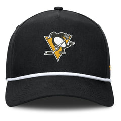 Pittsburgh Penguins Fanatics Authentic Pro Rink Roper A-Frame Adjustable Hat - Black | Fanatics sale