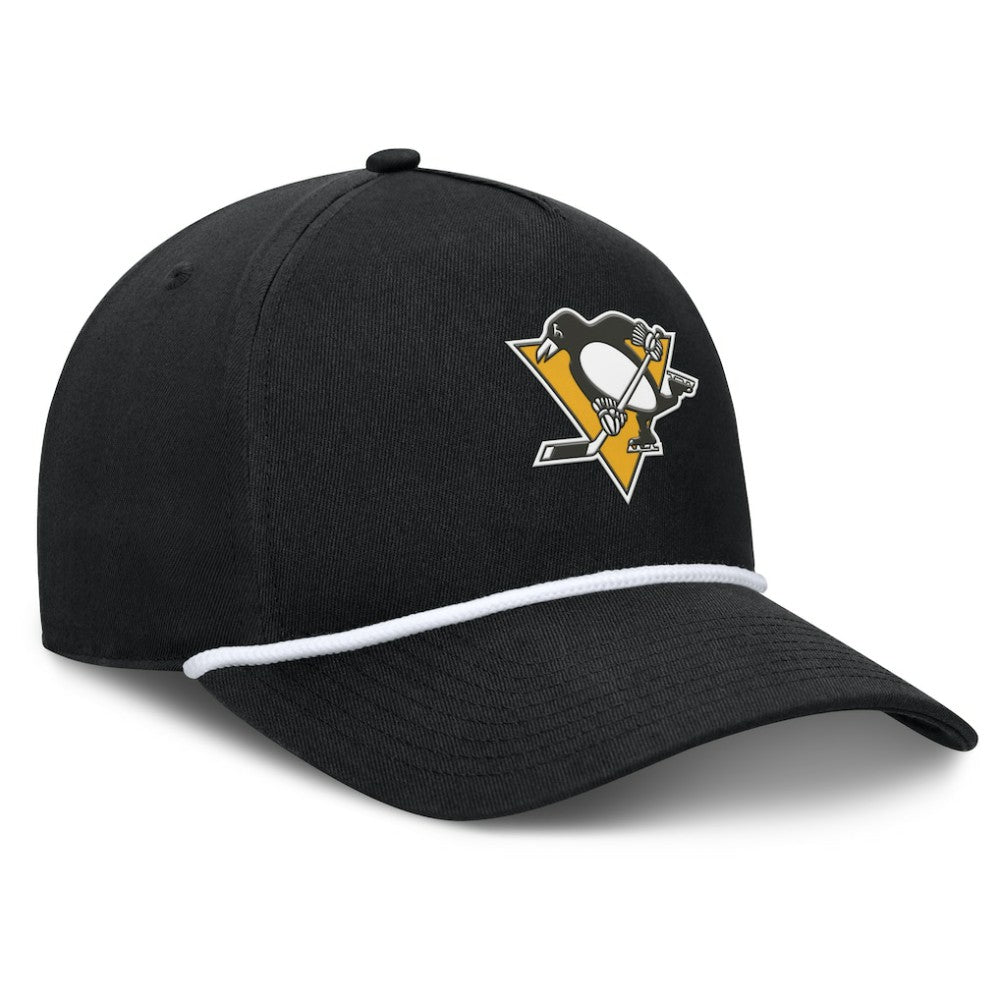 Pittsburgh Penguins Fanatics Authentic Pro Rink Roper A-Frame Adjustable Hat - Black | Fanatics sale