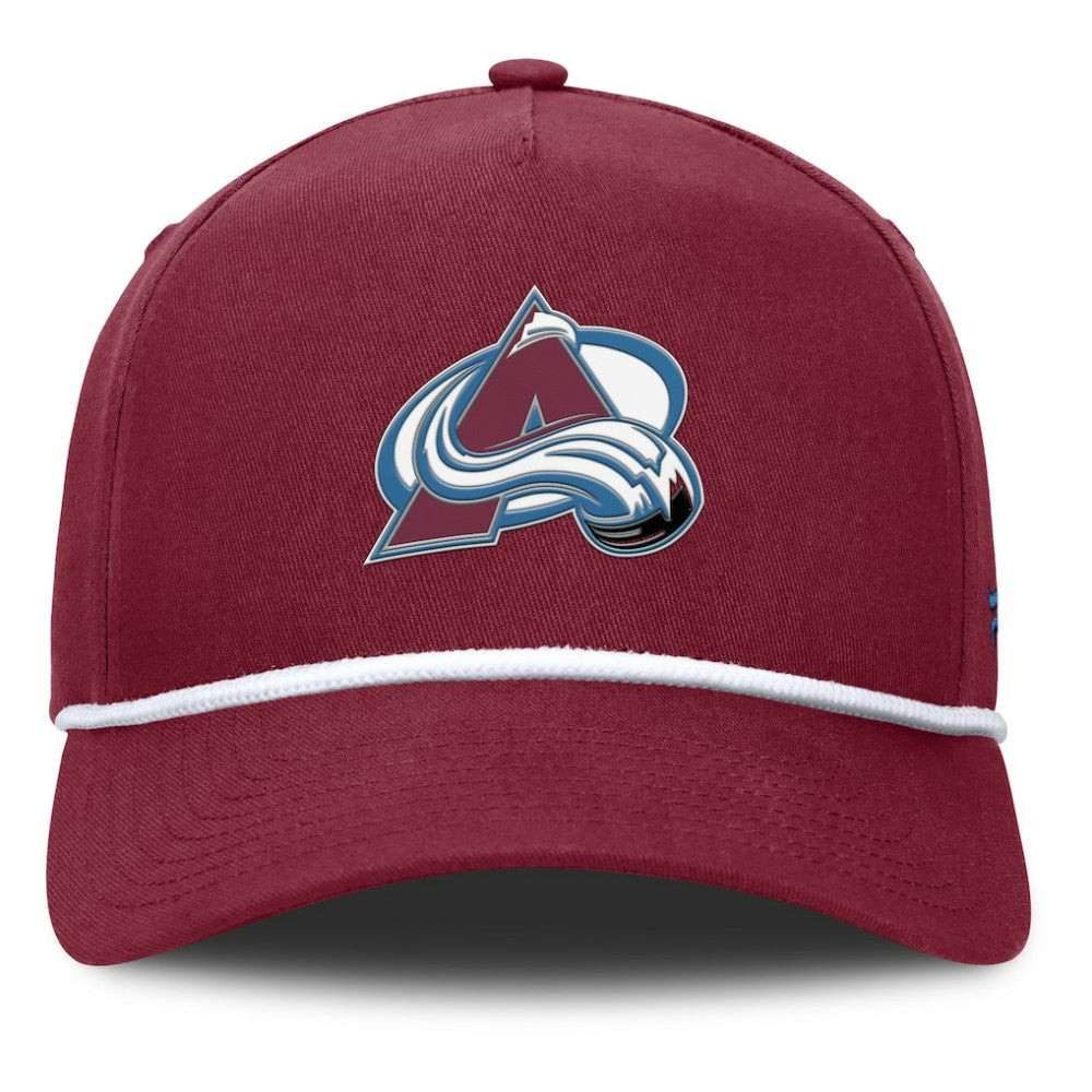 Colorado Avalanche Fanatics Authentic Pro Rink Roper A-Frame Adjustable Hat - Burgundy | Fanatics Lifestyle