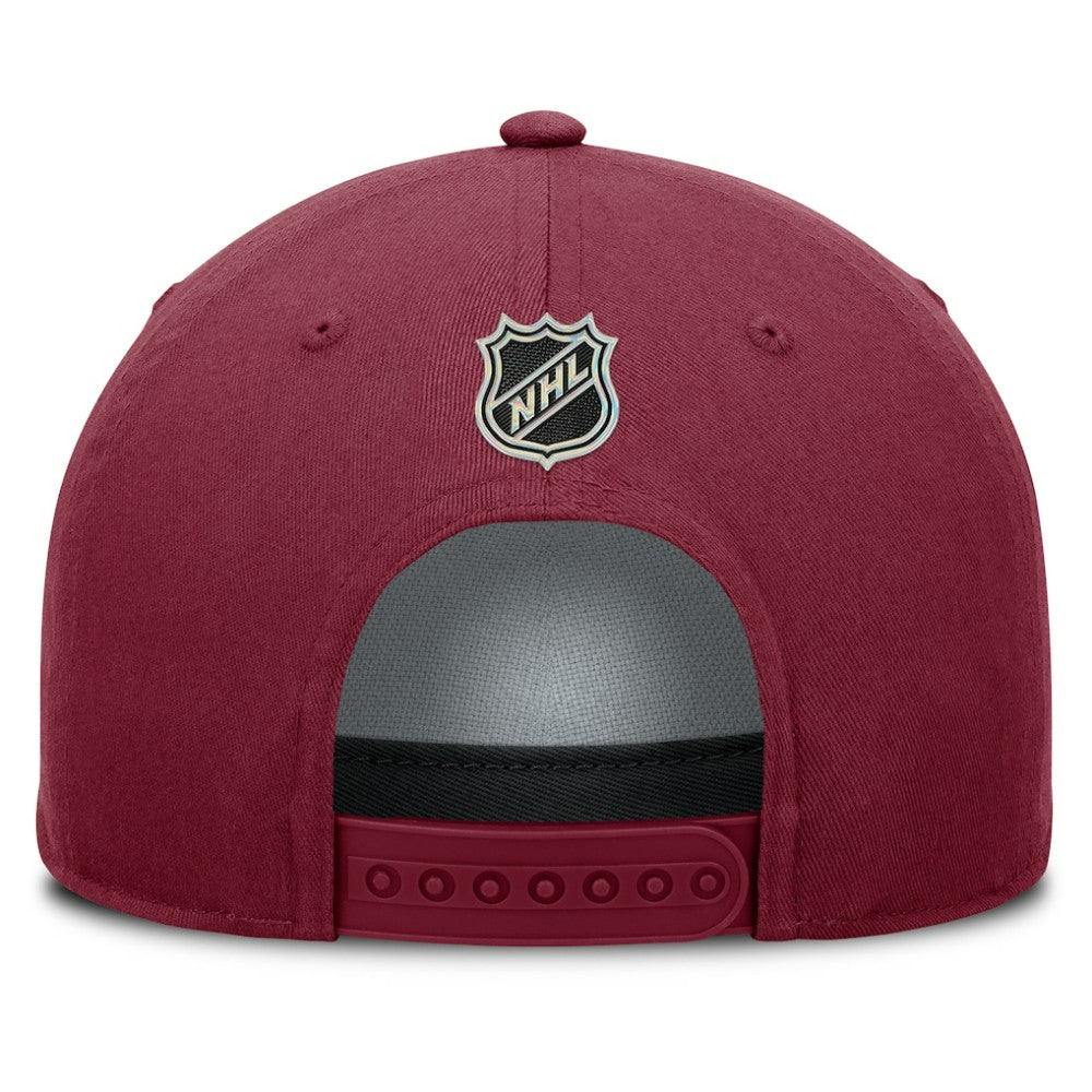 Colorado Avalanche Fanatics Authentic Pro Rink Roper A-Frame Adjustable Hat - Burgundy | Fanatics Lifestyle