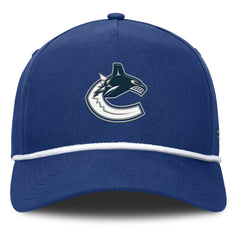 Vancouver Canucks Fanatics Authentic Pro Rink Roper A-Frame Adjustable Hat - Blue | Fanatics Clearance