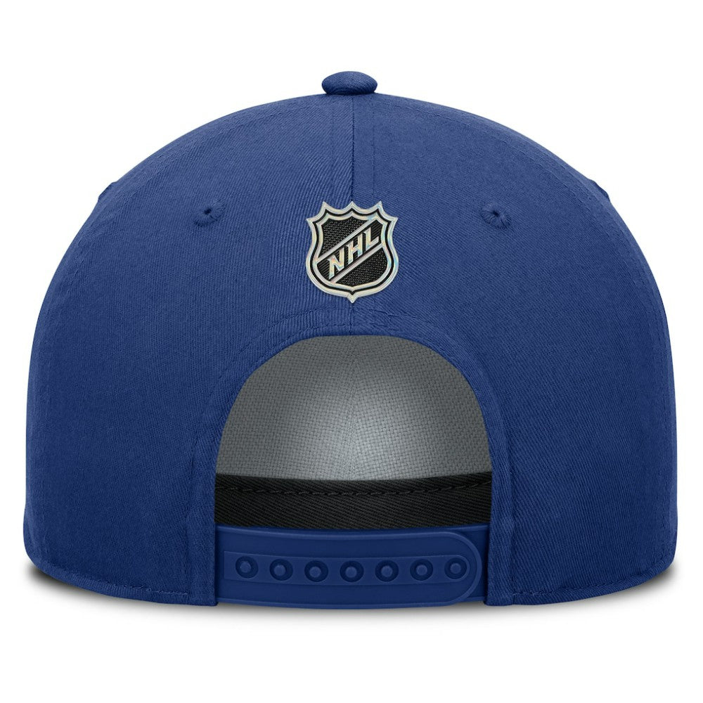 Vancouver Canucks Fanatics Authentic Pro Rink Roper A-Frame Adjustable Hat - Blue | Fanatics Clearance