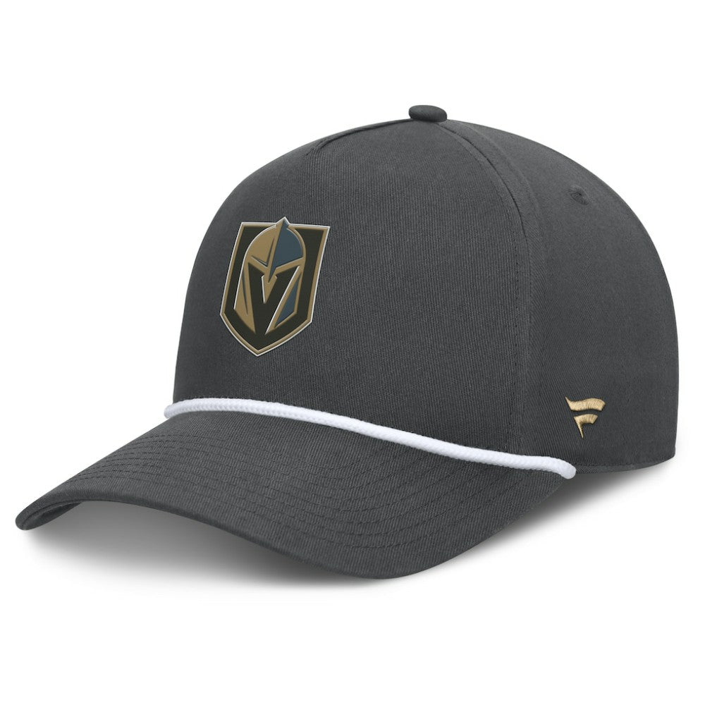 Vegas Golden Knights Fanatics Authentic Pro Rink Roper A-Frame Adjustable Hat - Charcoal | Fanatics on sale