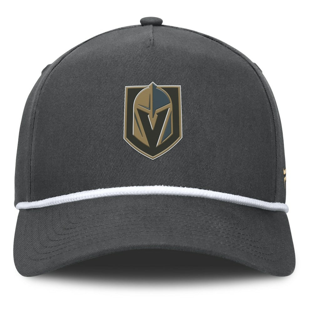 Vegas Golden Knights Fanatics Authentic Pro Rink Roper A-Frame Adjustable Hat - Charcoal | Fanatics on sale