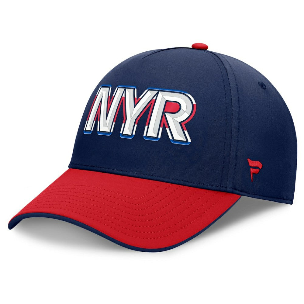 New York Rangers Fanatics Authentic Pro Rink Team Code Flex Hat - Navy/Red | Fanatics sale
