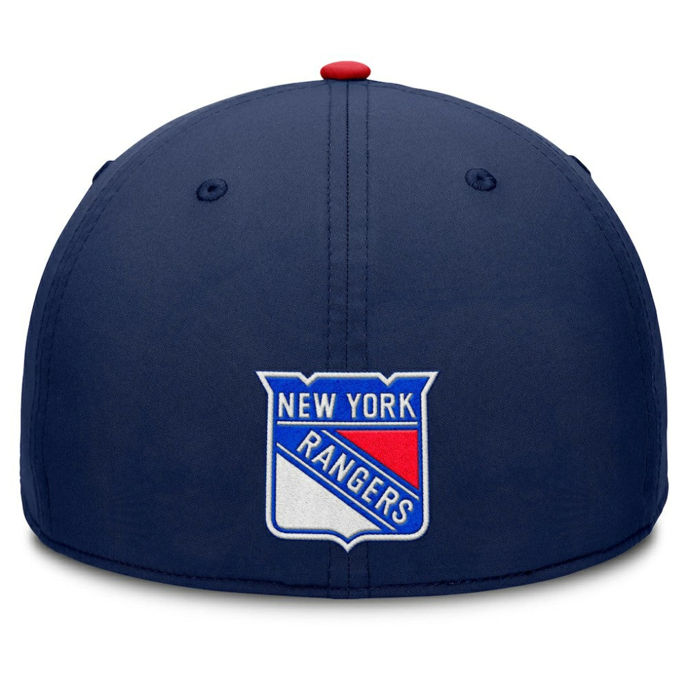 New York Rangers Fanatics Authentic Pro Rink Team Code Flex Hat - Navy/Red | Fanatics sale