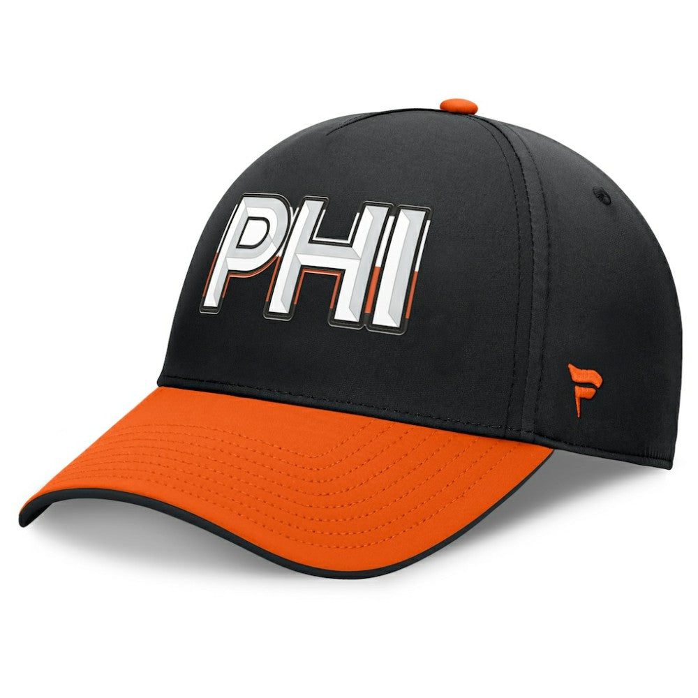 Philadelphia Flyers Fanatics Authentic Pro Rink Team Code Flex Hat - Black/Orange | Fanatics Clearance