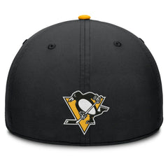 Pittsburgh Penguins Fanatics Authentic Pro Rink Team Code Flex Hat - Black/Gold | Fanatics on sale