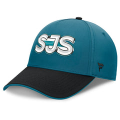 San Jose Sharks Fanatics Authentic Pro Rink Team Code Flex Hat - Teal/Black | Fanatics sale