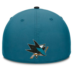 San Jose Sharks Fanatics Authentic Pro Rink Team Code Flex Hat - Teal/Black | Fanatics sale