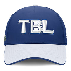 Tampa Bay Lightning Fanatics Authentic Pro Rink Team Code Flex Hat - Blue/White | Fanatics Clearance