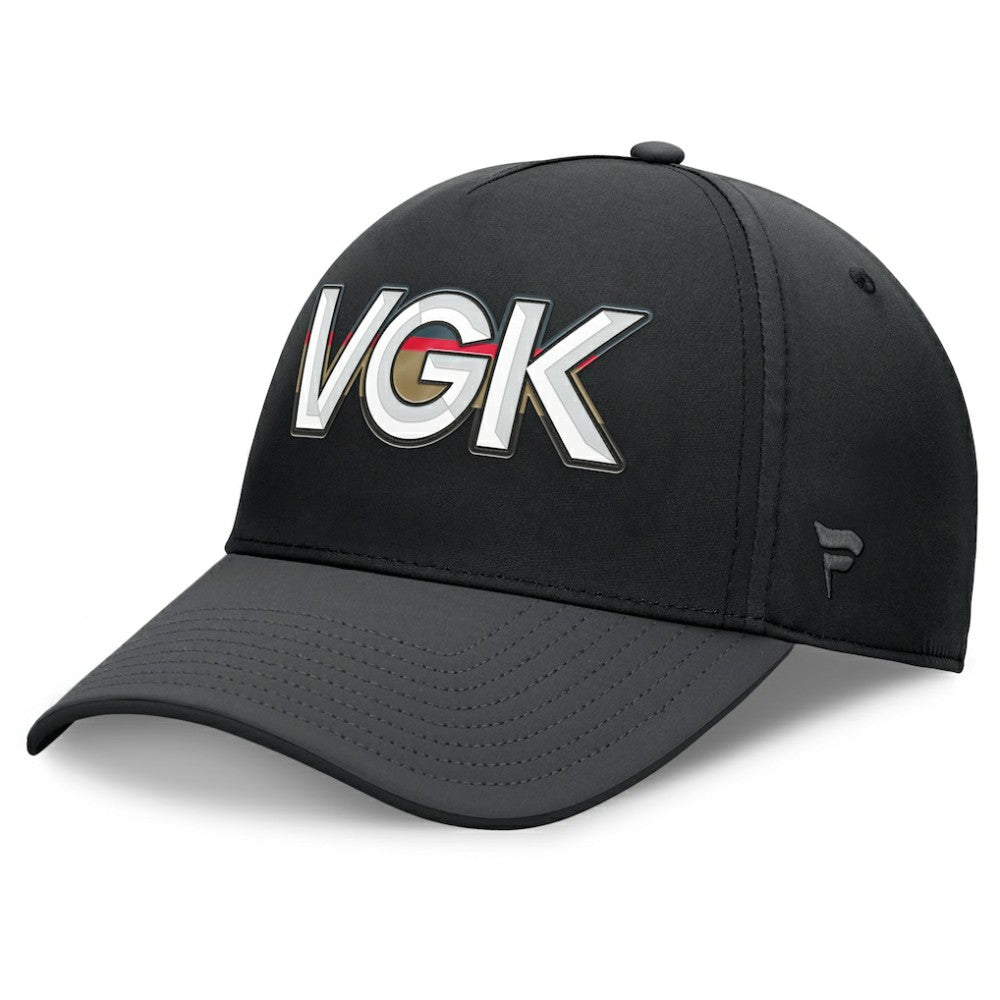 Vegas Golden Knights Fanatics Authentic Pro Rink Team Code Flex Hat - Black/Charcoal | Fanatics Clearance