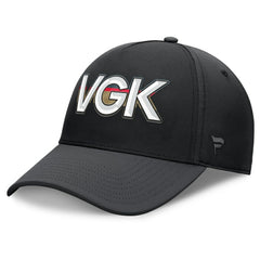 Vegas Golden Knights Fanatics Authentic Pro Rink Team Code Flex Hat - Black/Charcoal | Fanatics Clearance