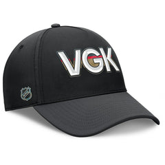 Vegas Golden Knights Fanatics Authentic Pro Rink Team Code Flex Hat - Black/Charcoal | Fanatics Clearance