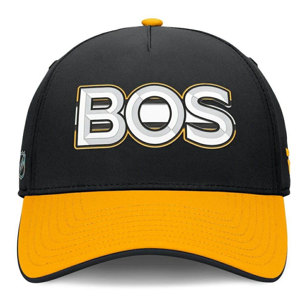 Boston Bruins Fanatics Authentic Pro Rink Team Code Flex Hat - Black/Gold | Fanatics Lifestyle