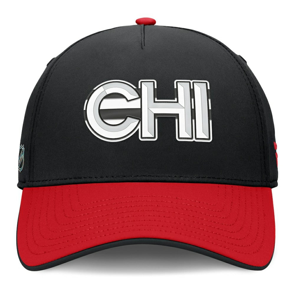 Chicago Blackhawks Fanatics Authentic Pro Rink Team Code Flex Hat - Black/Red | Fanatics near me