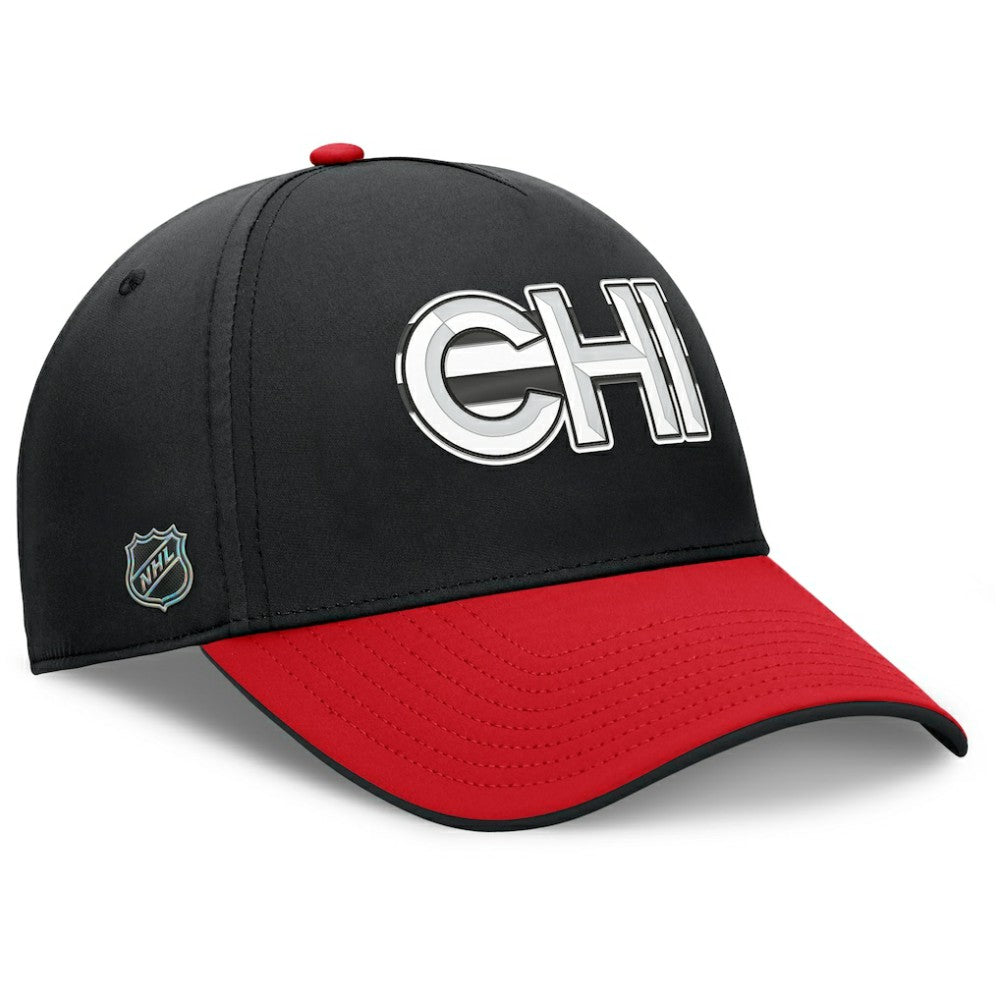 Chicago Blackhawks Fanatics Authentic Pro Rink Team Code Flex Hat - Black/Red | Fanatics near me