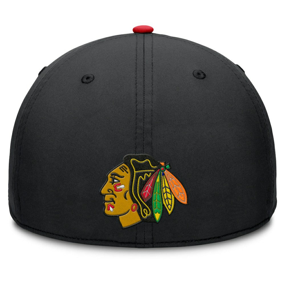 Chicago Blackhawks Fanatics Authentic Pro Rink Team Code Flex Hat - Black/Red | Fanatics near me