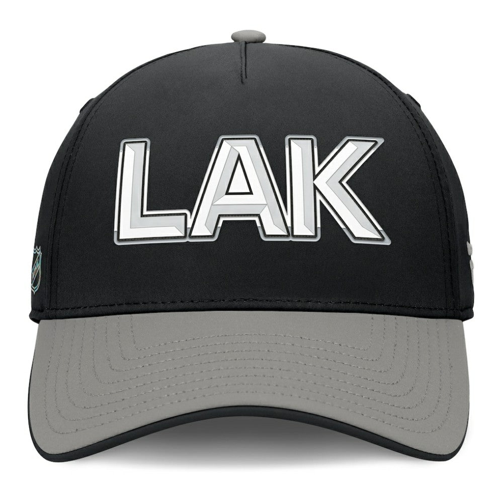 Los Angeles Kings Fanatics Authentic Pro Rink Team Code Flex Hat - Black/Gray | Fanatics online