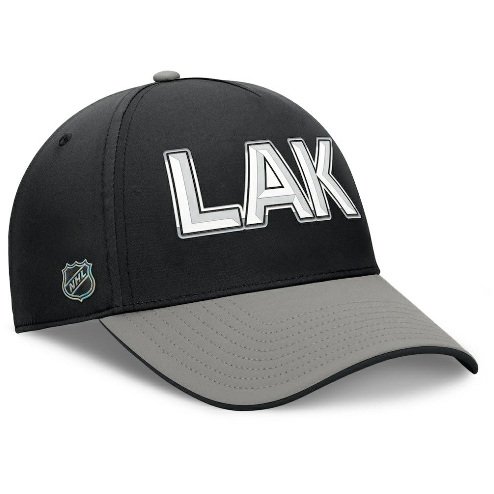 Los Angeles Kings Fanatics Authentic Pro Rink Team Code Flex Hat - Black/Gray | Fanatics online