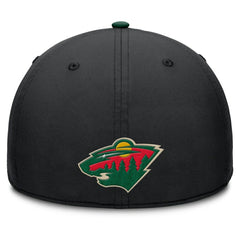 Minnesota Wild Fanatics Authentic Pro Rink Team Code Flex Hat - Black/Green | Fanatics sale