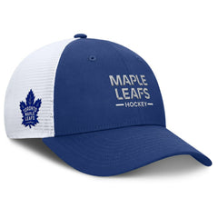 Toronto Maple Leafs Fanatics Authentic Pro Rink Lockup Adjustable Trucker Hat - Blue/White | Fanatics discount