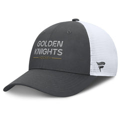 Vegas Golden Knights Fanatics Authentic Pro Rink Lockup Adjustable Trucker Hat - Gray/White | Fanatics discount