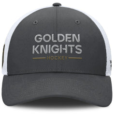 Vegas Golden Knights Fanatics Authentic Pro Rink Lockup Adjustable Trucker Hat - Gray/White | Fanatics discount