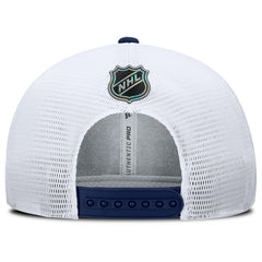 Washington Capitals Fanatics Authentic Pro Rink Lockup Adjustable Trucker Hat - Navy/White | Fanatics online