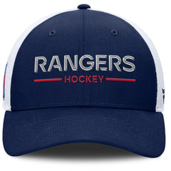 New York Rangers Fanatics Authentic Pro Rink Lockup Adjustable Trucker Hat - Navy/White | Fanatics near me