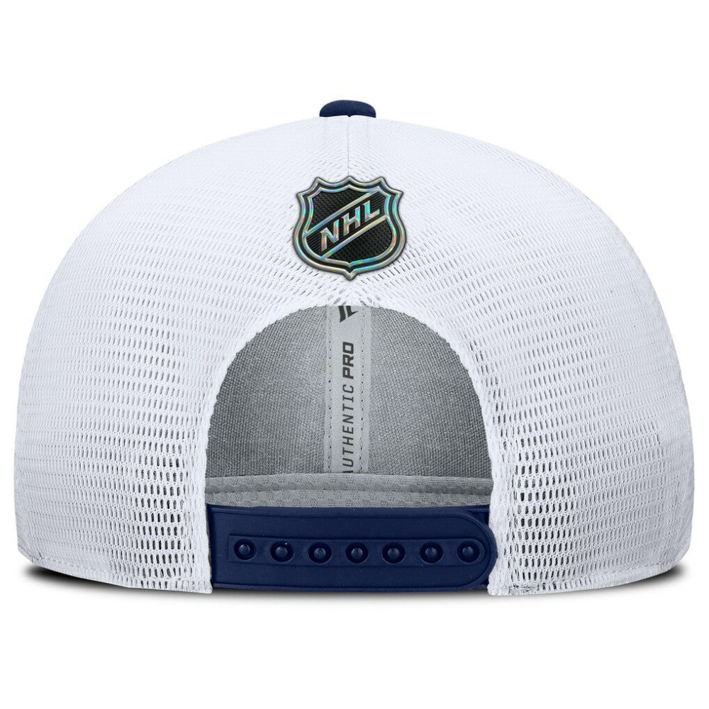 New York Rangers Fanatics Authentic Pro Rink Lockup Adjustable Trucker Hat - Navy/White | Fanatics near me
