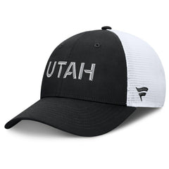 Utah Mammoth Fanatics Authentic Pro Rink Lockup Adjustable Trucker Hat - Black/White | Fanatics on sale