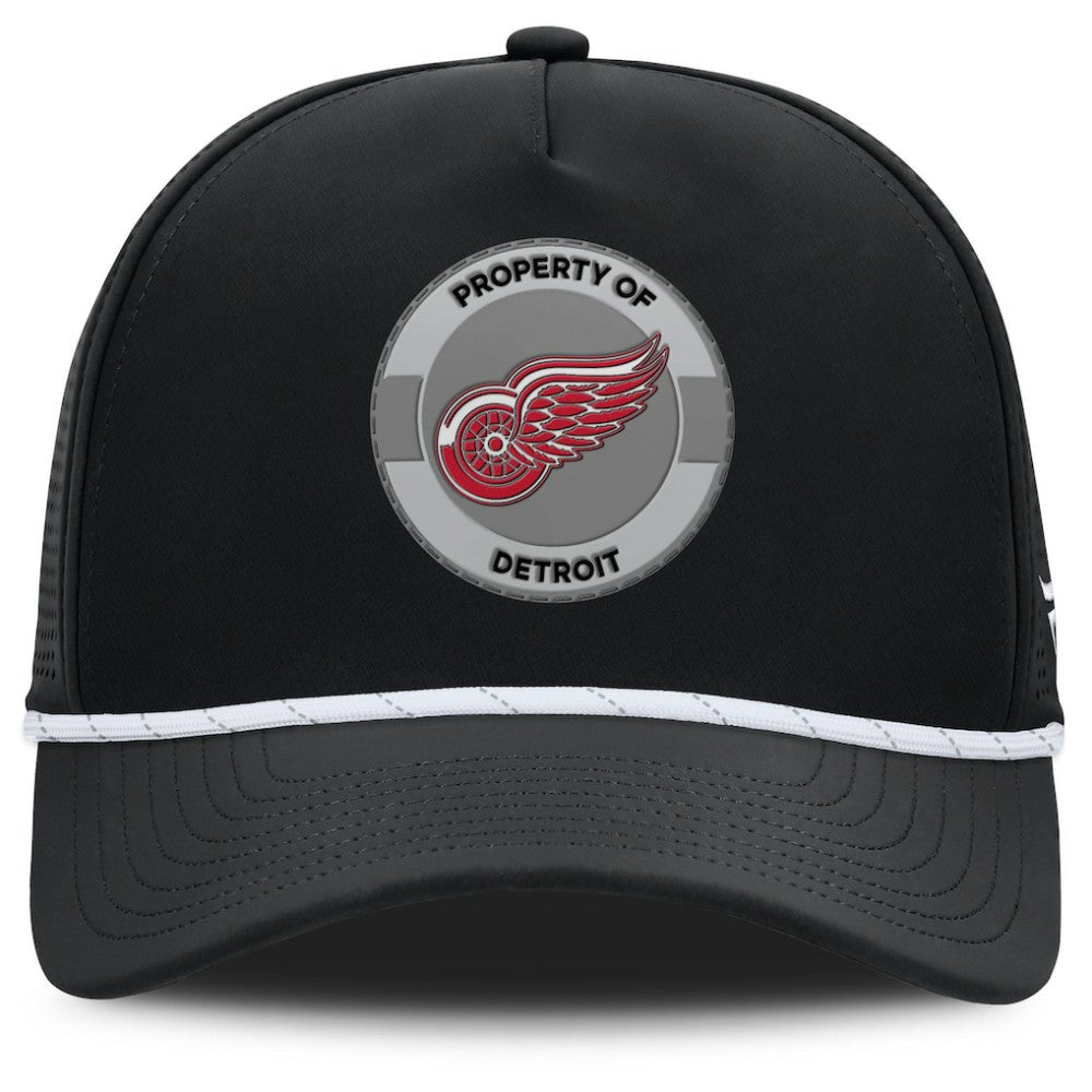 Detroit Red Wings Fanatics Authentic Pro Rink Adjustable Hat - Black | Fanatics discount