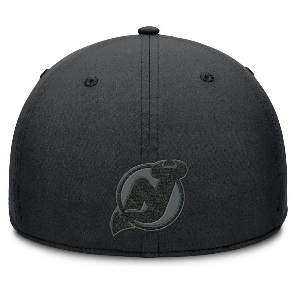 New Jersey Devils Fanatics Authentic Pro Road Team Code Flex Hat - Black | Fanatics Lifestyle