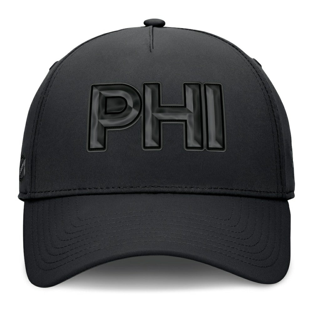 Philadelphia Flyers Fanatics Authentic Pro Road Team Code Flex Hat - Black | Fanatics Lifestyle