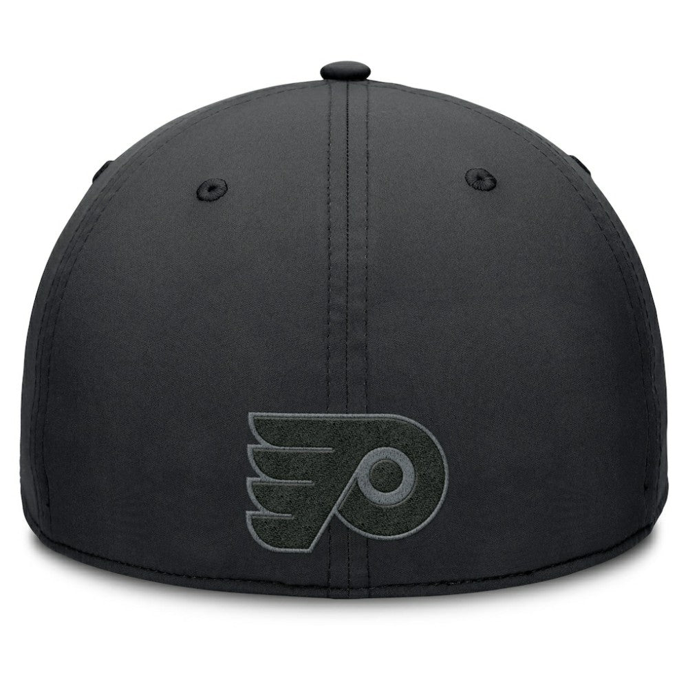Philadelphia Flyers Fanatics Authentic Pro Road Team Code Flex Hat - Black | Fanatics Lifestyle