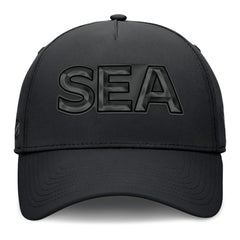 Seattle Kraken Fanatics Authentic Pro Road Team Code Flex Hat - Black | Fanatics discount
