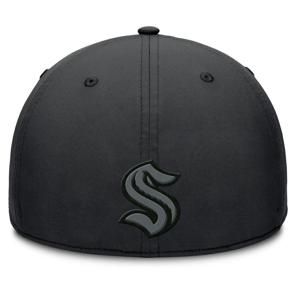 Seattle Kraken Fanatics Authentic Pro Road Team Code Flex Hat - Black | Fanatics discount