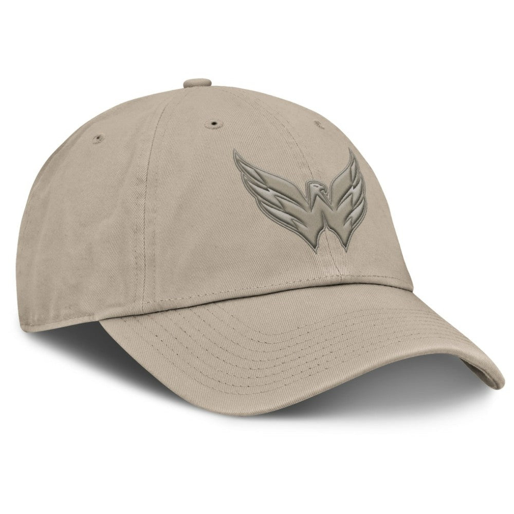 Washington Capitals Fanatics Authentic Pro Road Adjustable Hat - Tan | Fanatics Lifestyle