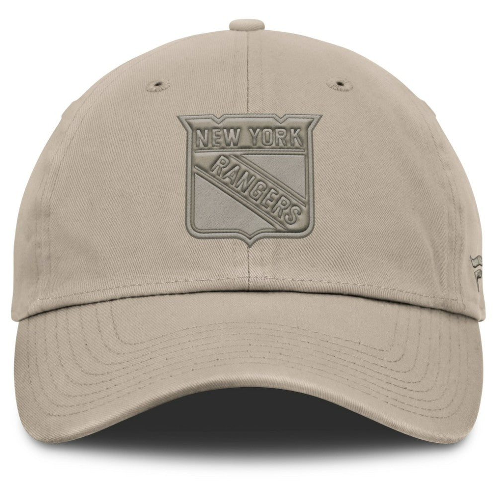 New York Rangers Fanatics Authentic Pro Road Adjustable Hat - Tan | Fanatics discount