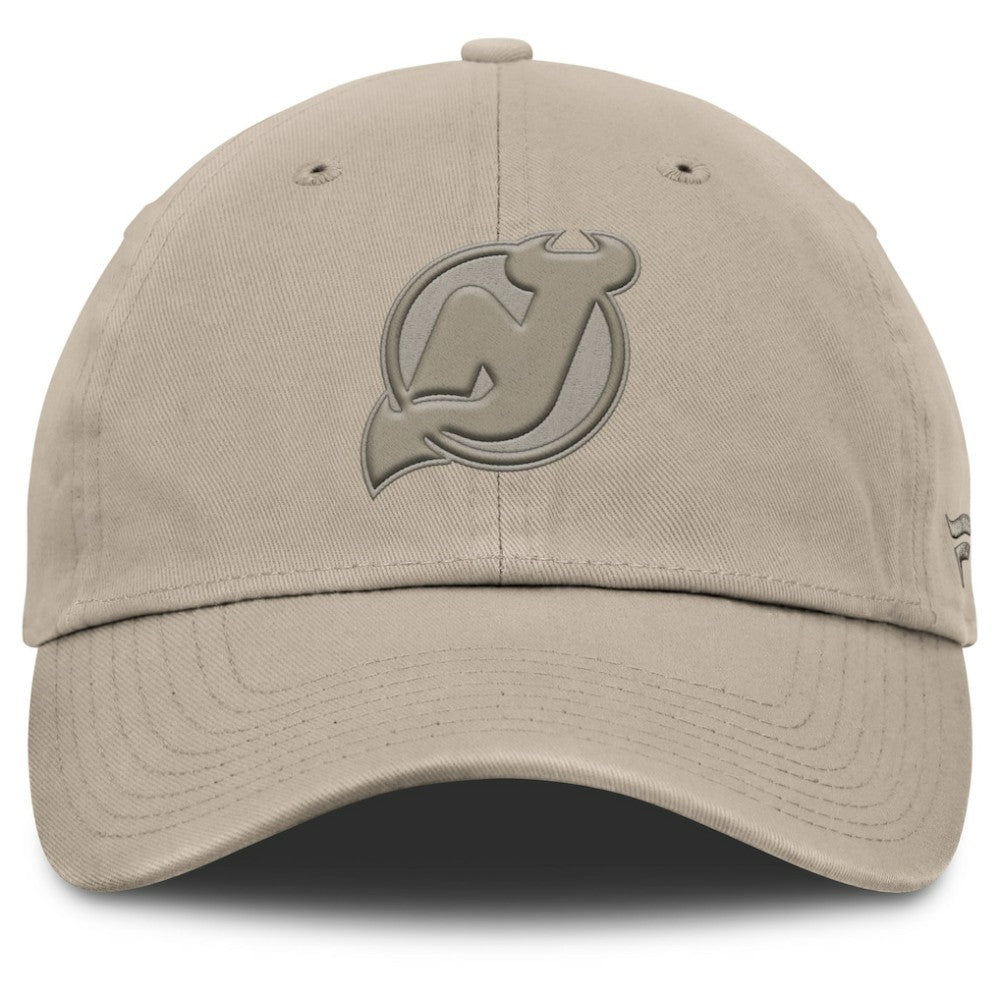 New Jersey Devils Fanatics Authentic Pro Road Adjustable Hat - Tan | Fanatics Clearance