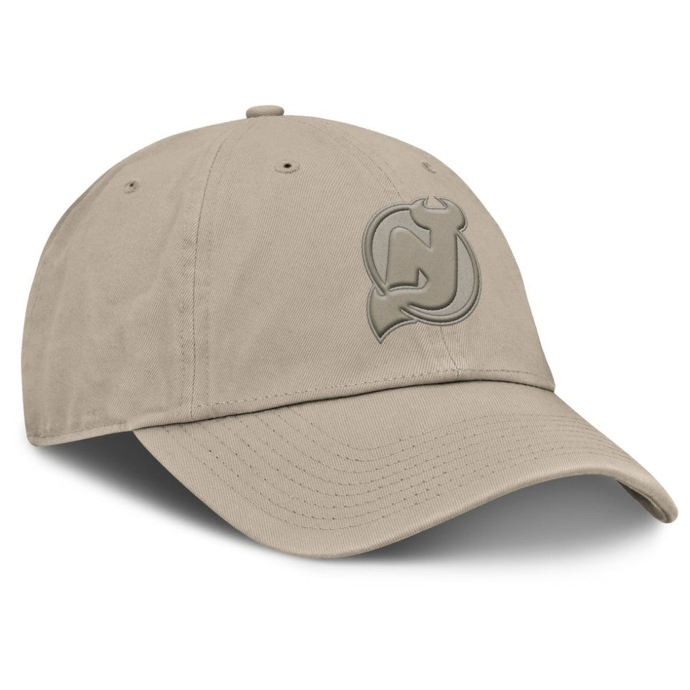 New Jersey Devils Fanatics Authentic Pro Road Adjustable Hat - Tan | Fanatics Clearance