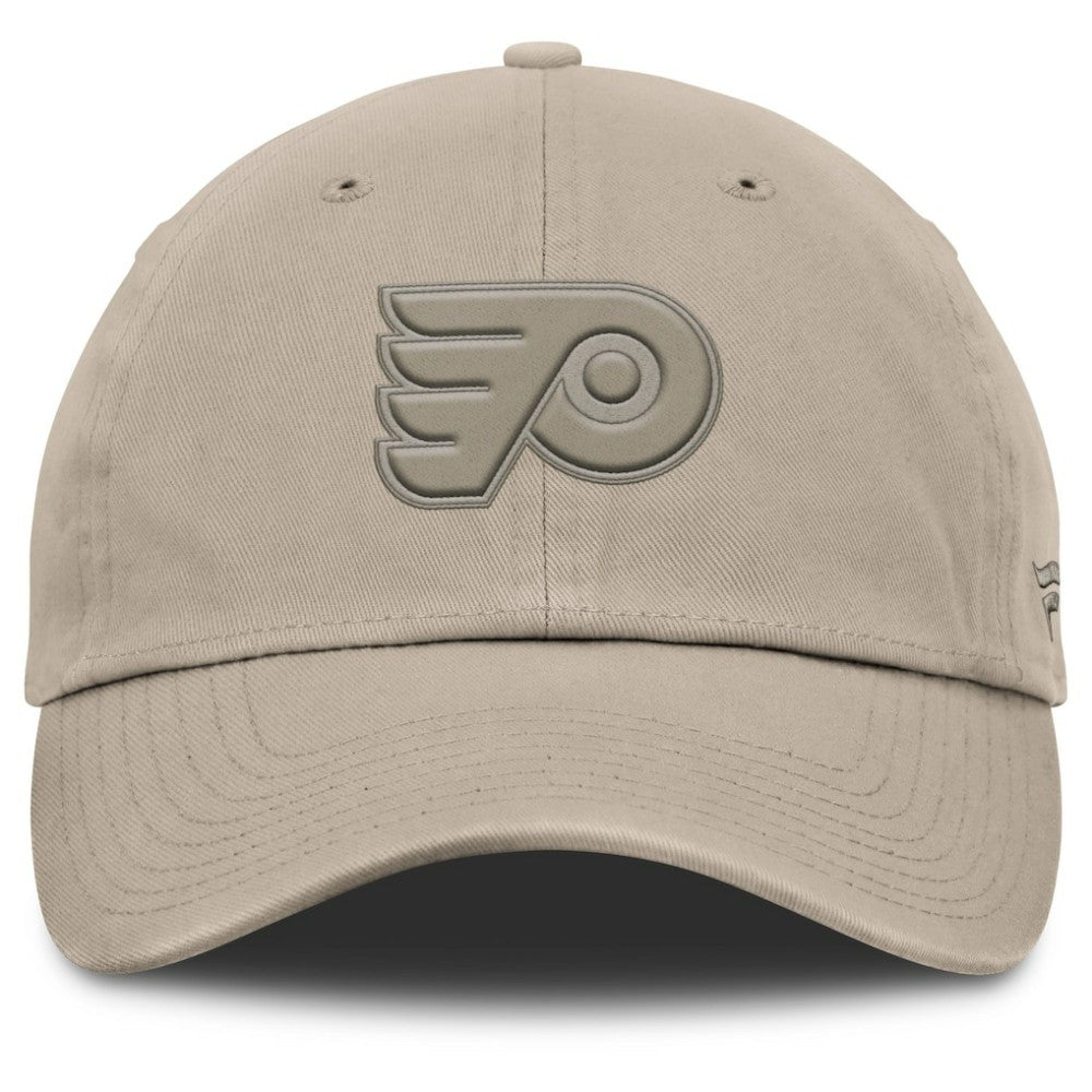 Philadelphia Flyers Fanatics Authentic Pro Road Adjustable Hat - Tan | Fanatics sale