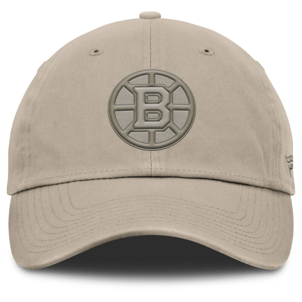 Boston Bruins Fanatics Authentic Pro Road Adjustable Hat - Tan | Fanatics sale
