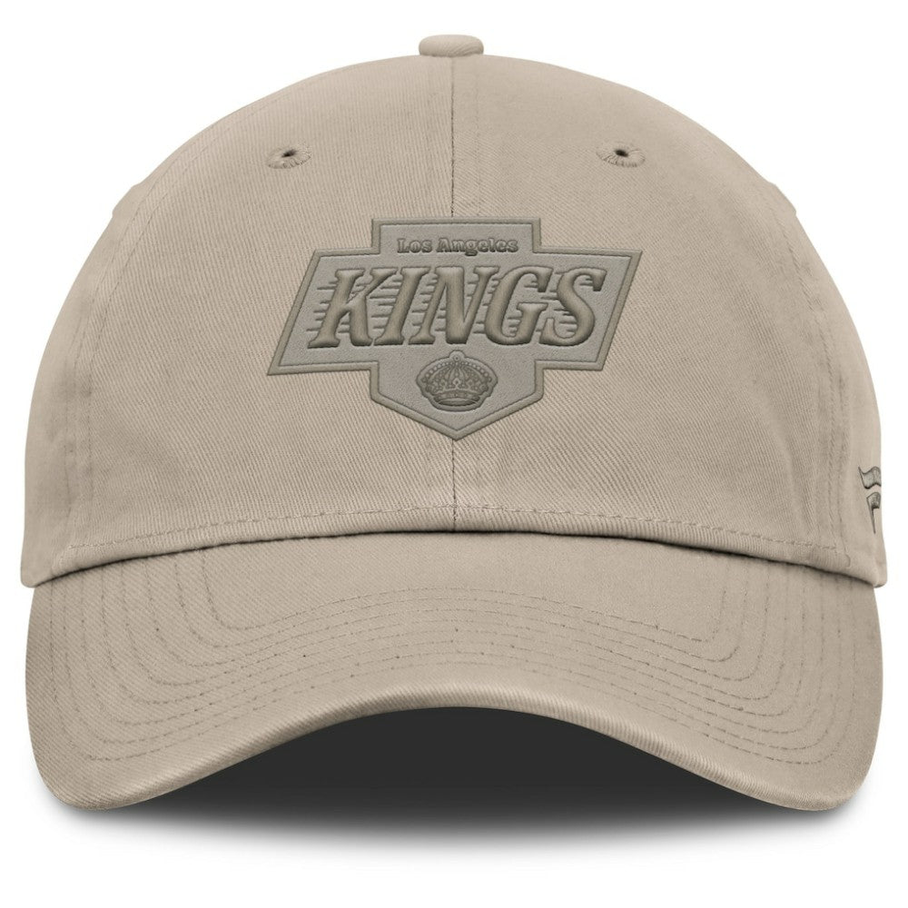 Los Angeles Kings Fanatics Authentic Pro Road Adjustable Hat - Tan | Fanatics Lifestyle