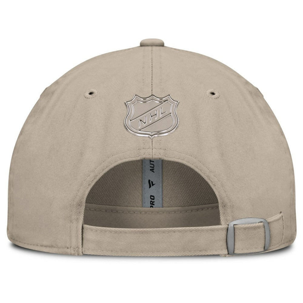 Los Angeles Kings Fanatics Authentic Pro Road Adjustable Hat - Tan | Fanatics Lifestyle